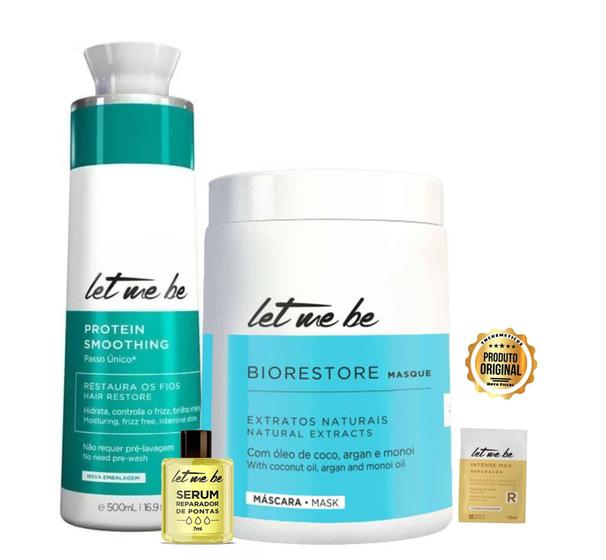 Imagem de Let Me Be Protein Smoothing 500ml + Bio Restore 1 Kg