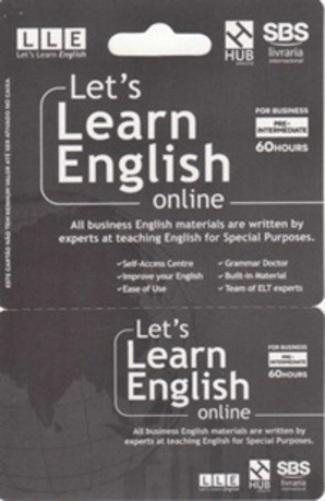Imagem de Let's Learn English Card - For Business - Pre-Intermediate (6 Months) - Hub Editorial