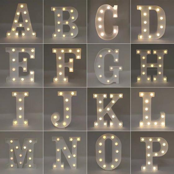 Imagem de Letra Led Decorativa Letra U 22Cm