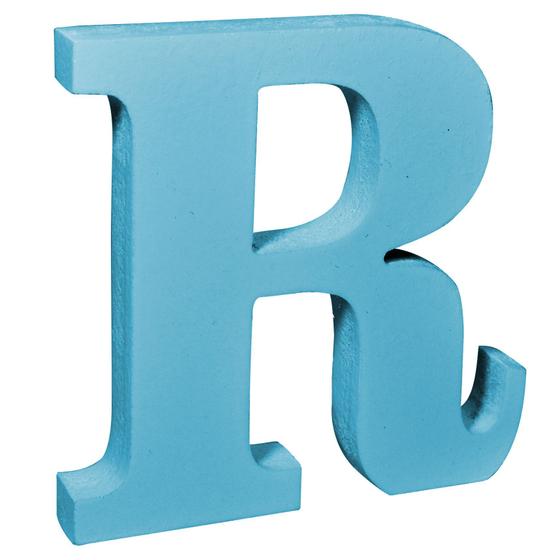 Letra R 15mm por 18cm de Altura Mdf Madeira Pintado - ATACADÃO DO ...