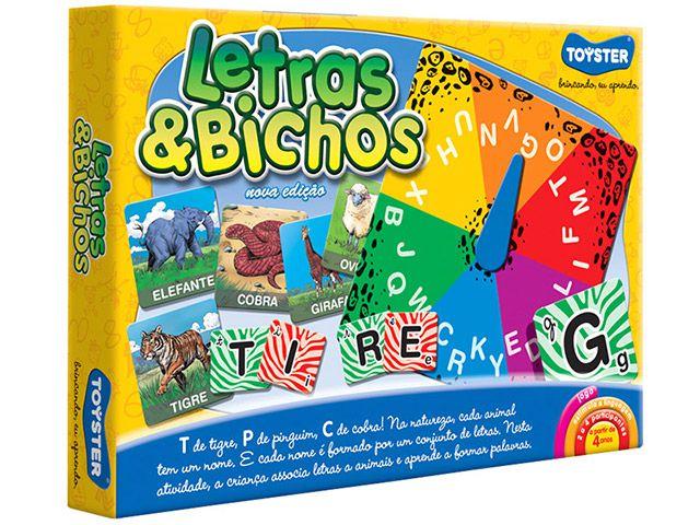 Letras e Bichos - Toyster - Letras, Números e Memória - Magazine Luiza