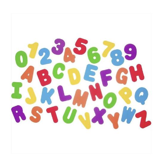 Imagem de Letras e Números Brincando No Banho em Eva Educativo