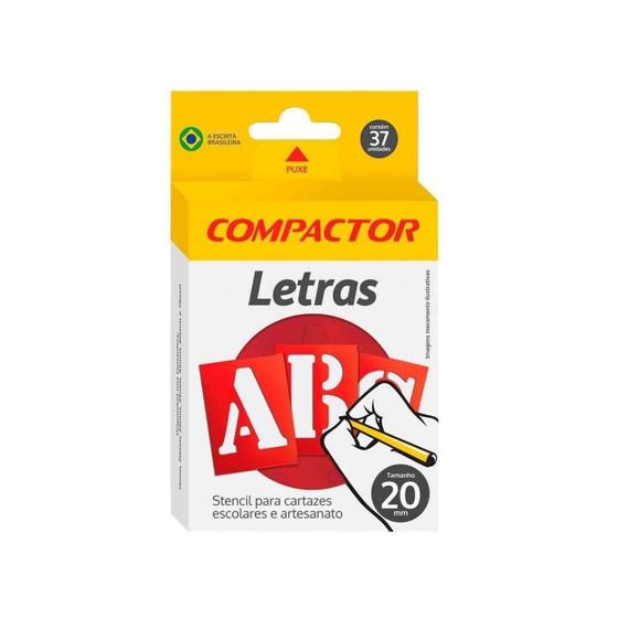 Imagem de  Letras Vazadas Abc 20mm Compactor