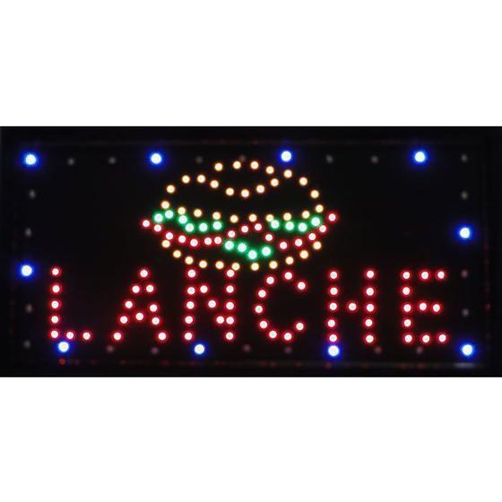 Imagem de Letreiro luminoso de Led 110v Lanche 1611