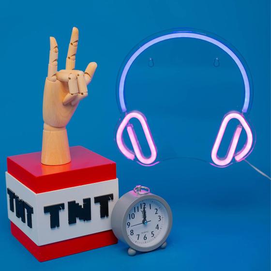 Imagem de Letreiro Neon Led Headphone 26x22cm