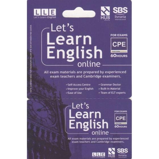 Imagem de Lets learn english card-for exams-cpe