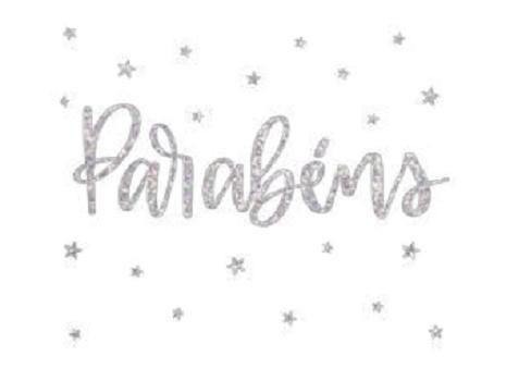 Imagem de Lettering Com Glitter Parabéns Topo De Bolo 21x18,2 Balloons