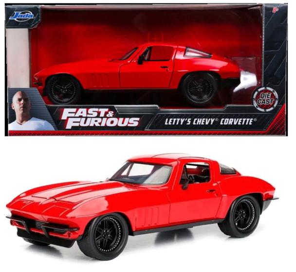 Imagem de Letty's Chevrolet Corvette - Velozes e Furiosos - 1/24 - Jada