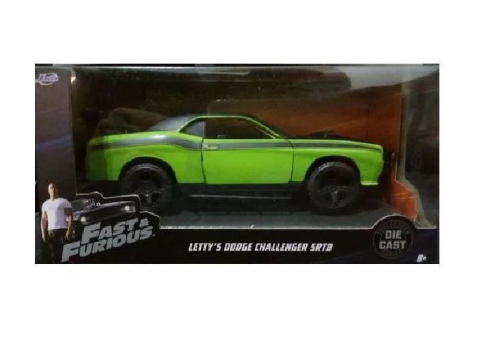 JADA 97232 Fast & Furious – Dodge Challenger SRT8 1:24 Verde, Edizione Speciale