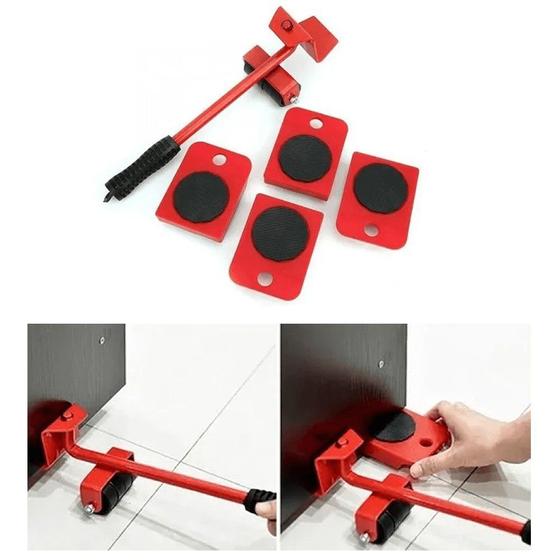 Levantador De Movéis Pesados Levanta Até 150 Kg - Kit 5 Em 1 - MEGAFUN ...