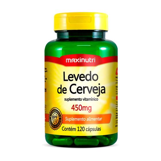 Imagem de Levedo de Cerveja 450mg 120 Capsulas Maxinutri