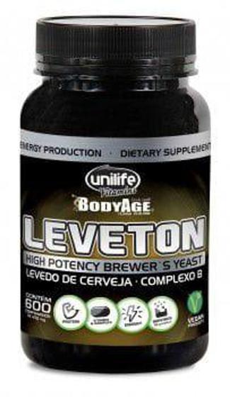 Imagem de Leveton 600 Comprimidos 450mg Levedura de Cerveja - Unilife