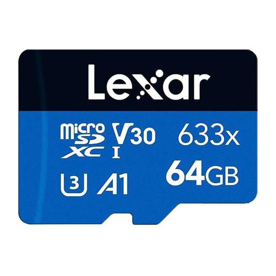 Imagem de Lexar Cratão Memória Micro Sdxc 64gb Velocidade de Leitura de Até 100Mbs 