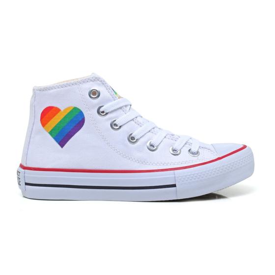 Imagem de Lgbtqi+ Tenis All Feminino Masculino Star Unissex Cano Alto lançamento Envio Já 522Bo