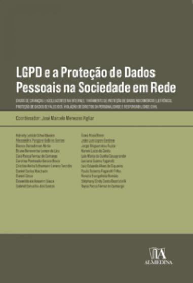 Imagem de LGPD e a proteção de dados pessoais na sociedade em rede: dados de crianças e adolescentes na internet, tratamento de proteção de dados no comércio eletrônico, proteção de dados de falecidos, violação de direitos da personalidade e responsabilidade c