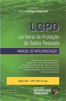 Imagem de Lgpd - lei geral de proteção de dados pessoais manual de implementação - 2022