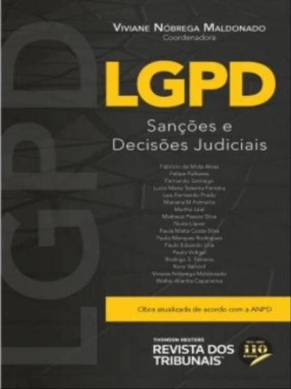 Imagem de Lgpd - sanções e decisões judiciais - 2022 - REVISTA DOS TRIBUNAIS