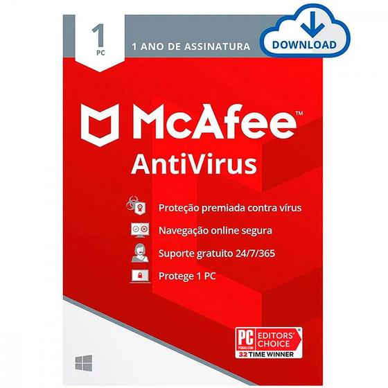 Imagem de Licença McAfee Antivirus - MACF0001-BOX