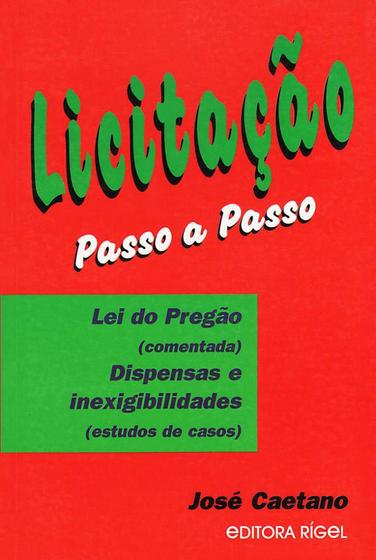 Imagem de Licitação Passo a Passo - Lei do Pregão - Editora Rígel