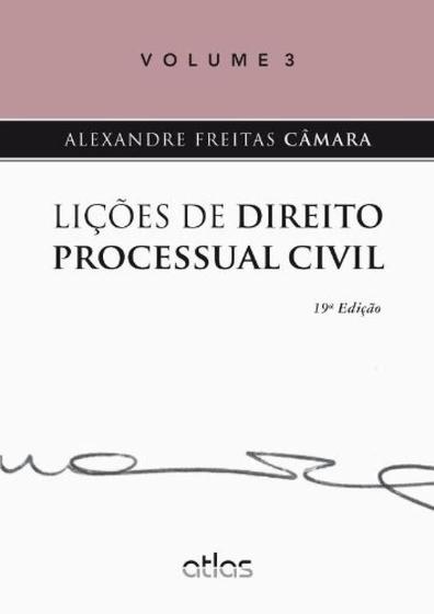 Imagem de Lições de Direito Processual Civil - Vol.3