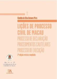 Imagem de Lições de Processo Civil de Macau: Processo de Declaração, Procedimentos Cautelares, Processo de Exe