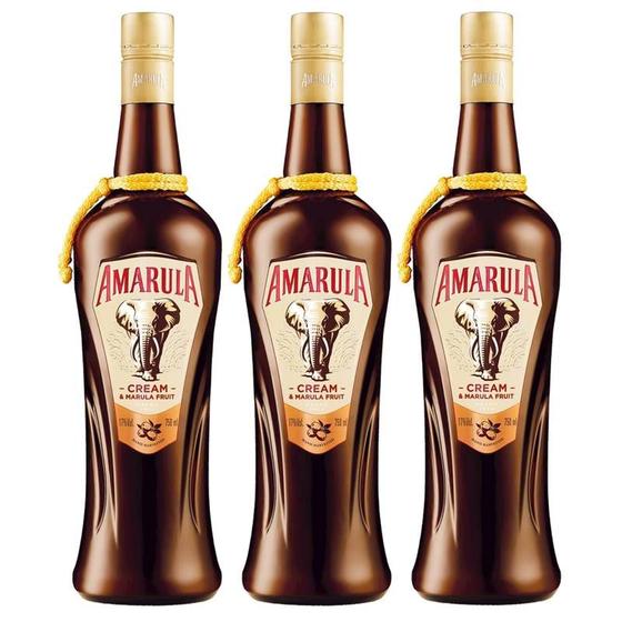Imagem de Licor Africano Amarula 750ml 03 Unidades