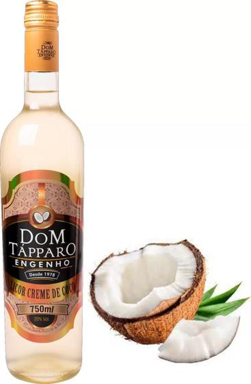 Imagem de Licor De Cachaça Creme De Coco Dom Tápparo 750Ml