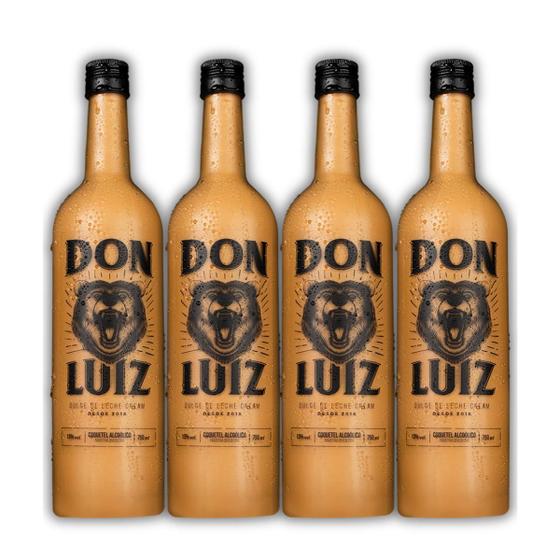 Licor de Doce de Leite Don Luiz Dulce de Leche Cream 750ml Caixa C/4und Menor preço em Licor de Doce de Leite Don Luiz Dulce de Leche Cream 750ml Caixa C/4und