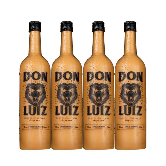 Licor de Doce de Leite Don Luiz Dulce de Leche Cream 750ml Caixa C/4und