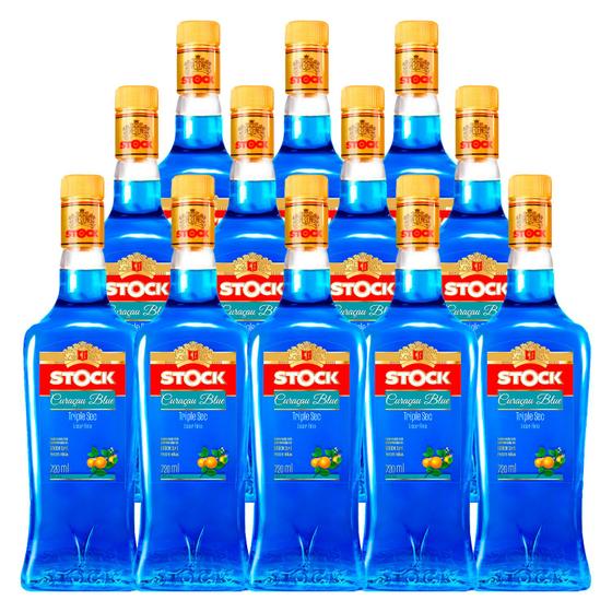 Imagem de Licor de Laranja Stock Curaçau Blue Triple Sec 720ml 12un