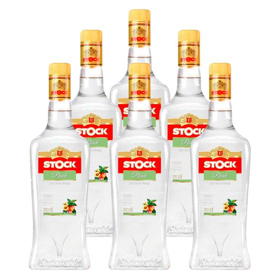 Imagem de Licor Fino de Pêssego Stock Peach 720ml 6 Unidades