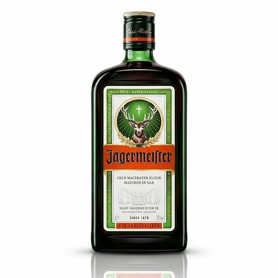 Licor Fino Jägermeister 700ml Aperitivo de Ervas Alemão 35% Vol
