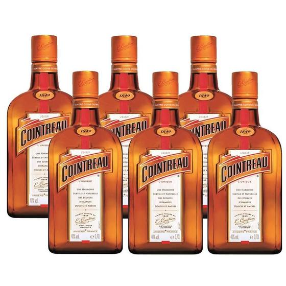 Imagem de Licor Francês Cointreau 700ml 06 Unidades