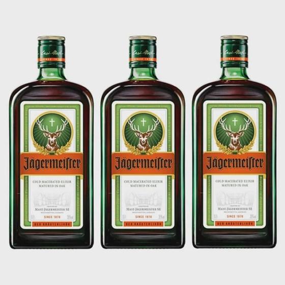 Licor Jagermeister 700 ml c/3 un