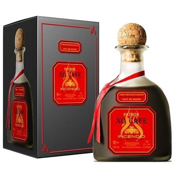 Licor patron xo café incendio chocolate e pimenta 750ml Patrón