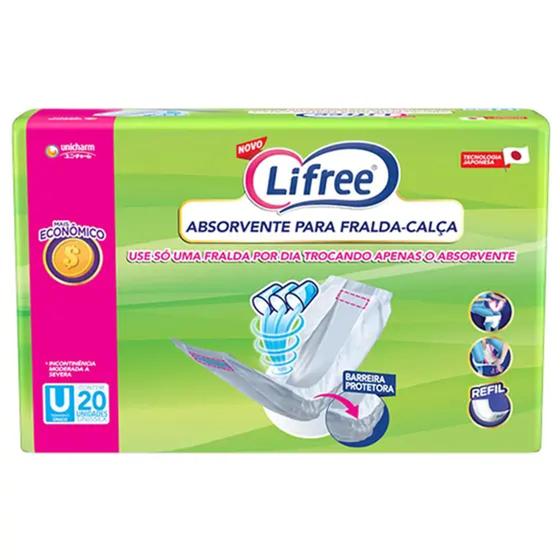Imagem de Lifree Absorvente Geriátrico Branco 20 Unidades