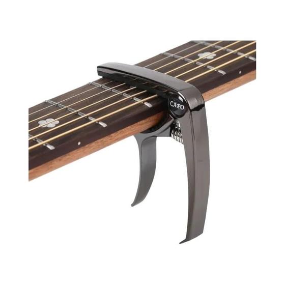 Imagem de Liga De Alumínio Metal Guitarra Capo Profissional Gatilho Afinador Braçadeira Para Guitarras