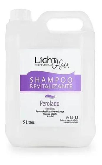 Imagem de Light Hair Shampoo Perolado Mandioca 5L