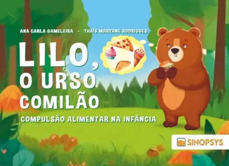 Imagem de Lilo, o urso comilão compulsão alimentar na infância