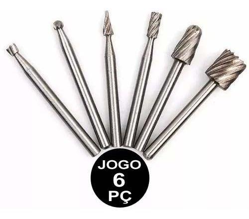 Imagem de Lima E Fresa Rotativa P/micro Retifica 1/8 Kit C/6pç