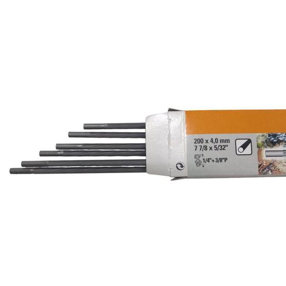 Imagem de Lima Redonda Stihl 4,0mm 5/32 para Motosserra - Caixa com 6 un.