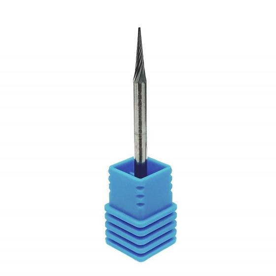 Imagem de Lima Rotativa Metal Duro Cônica 2x8mm H3 Corte Simples