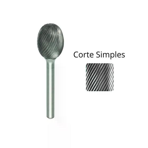 Imagem de Lima rotativa modelo e oval 12mm - corte simples