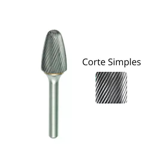 Imagem de Lima rotativa modelo f árvore arredondada 12mm - corte simp