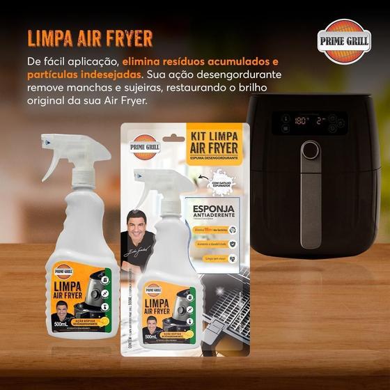 Imagem de Limpa Air Fryer Desengordurante Prime Grill Edu Guedes