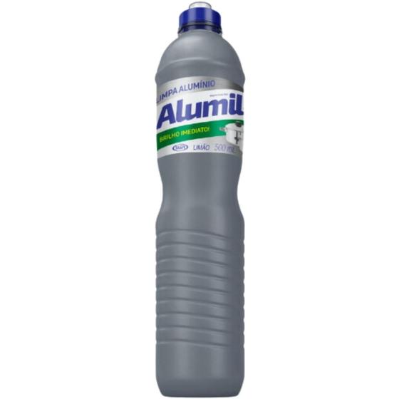 Imagem de Limpa Alumínio Alumil Limão e Uva Limpeza 500ml