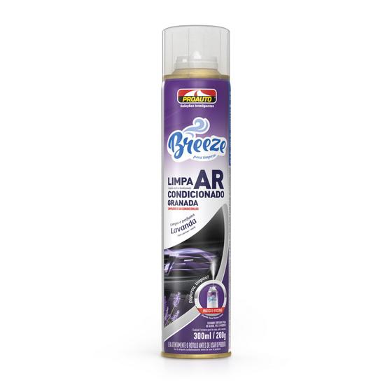 Limpa Ar Condicionado Automotivo Breeze Proauto Lavanda Menor preço em Limpa Ar Condicionado Automotivo Breeze Proauto Lavanda