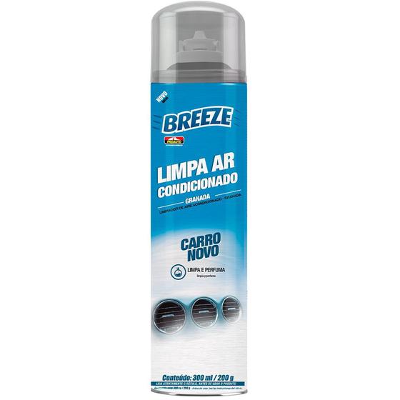 Imagem de Limpa Ar Condicionado Breeze Perfume Carro Novo 300ml