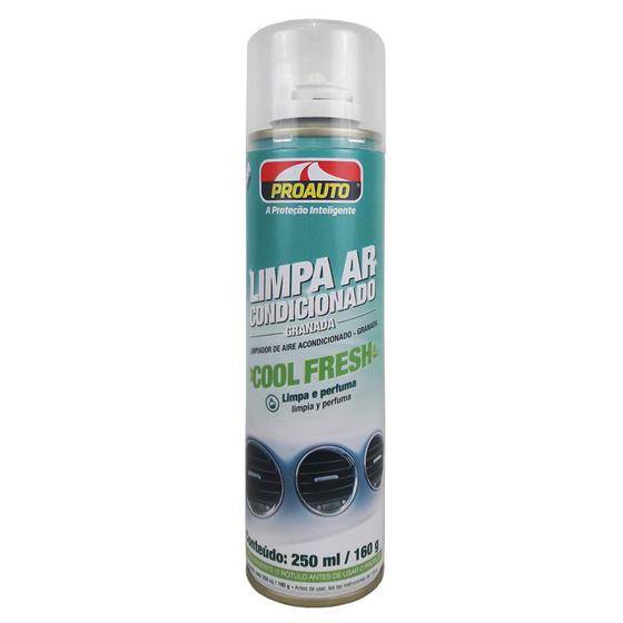 Limpa Ar Condicionado Granada Cool Fresh 250ml Proauto Menor preço em Limpa Ar Condicionado Granada Cool Fresh 250ml Proauto