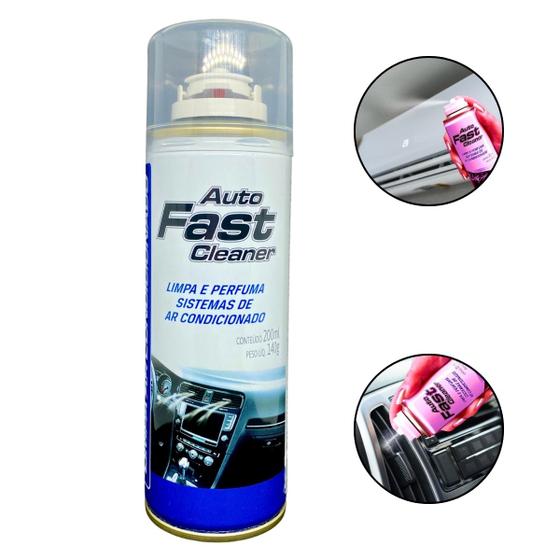 Imagem de Limpa Ar Condicionado Spray 200ml Automotivo Doméstico Carro Casa Aroma HigienizadorFácilAplicação